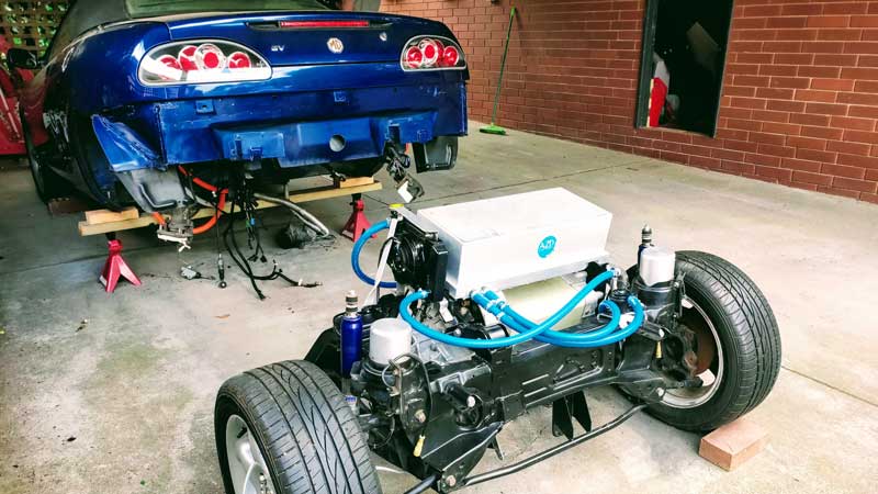 mg-f rear subframe