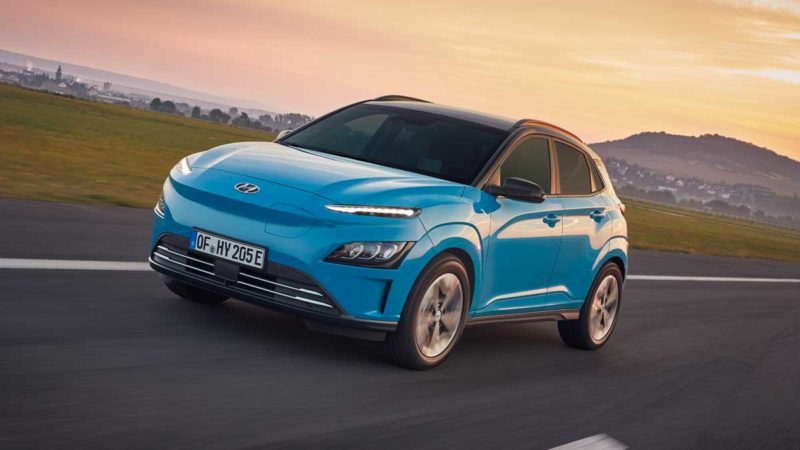 The 2021 Kona Electric (LHD model shown). Source: Hyundai