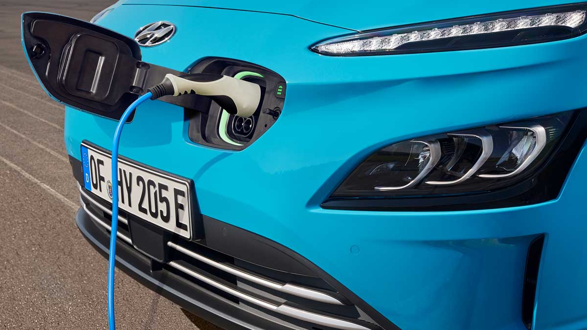 The 2021 Kona Electric (LHD model shown). Source: Hyundai