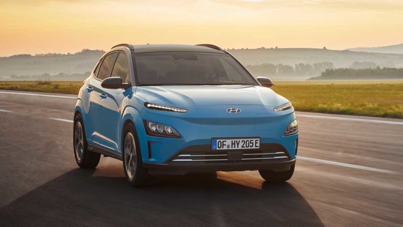 The 2021 Kona Electric (LHD model shown). Source: Hyundai