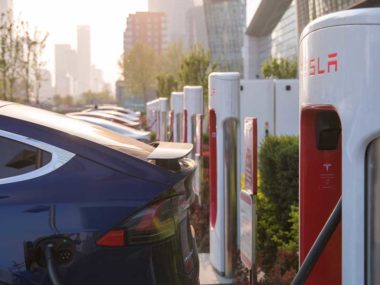 tesla superchargers
