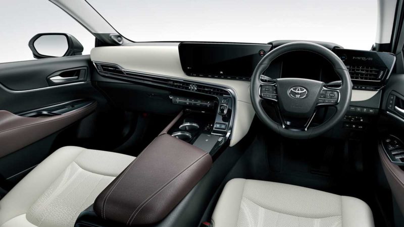 2021 Mirai FCEV. Source: Toyota