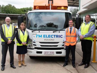 act electric tipper truck