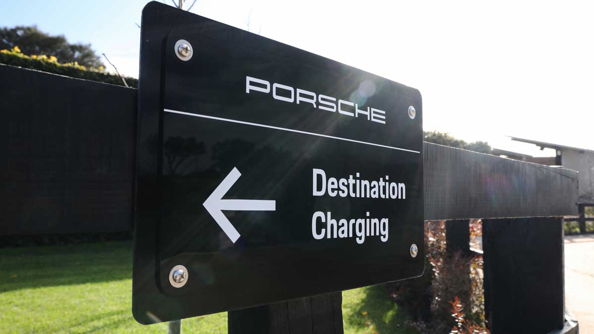 Porsche AC destination charging