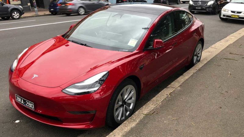 2021 Model 3. Image credit: Sam Parkinson