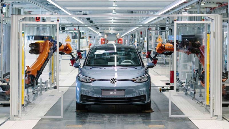 VW'a Zwickau factory is the home of the ID.3. Source: Volkswagen