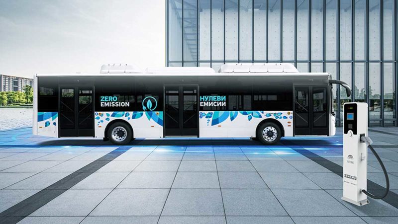 The E12 is one of three “new energy” buses made by Yutong. Source: Yutong