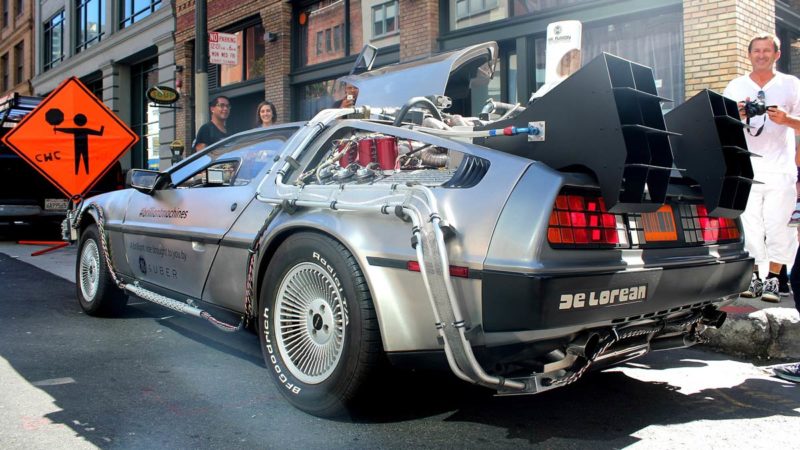 Replica Delorean DMC-12 Time Machine in San Francisco