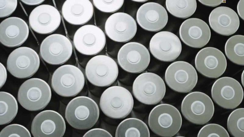 4680 batteries. Source: Tesla/Twitter