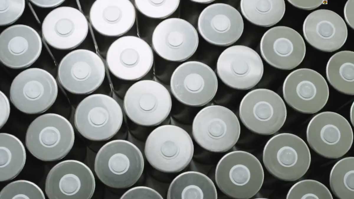 4680 batteries. Source: Tesla/Twitter