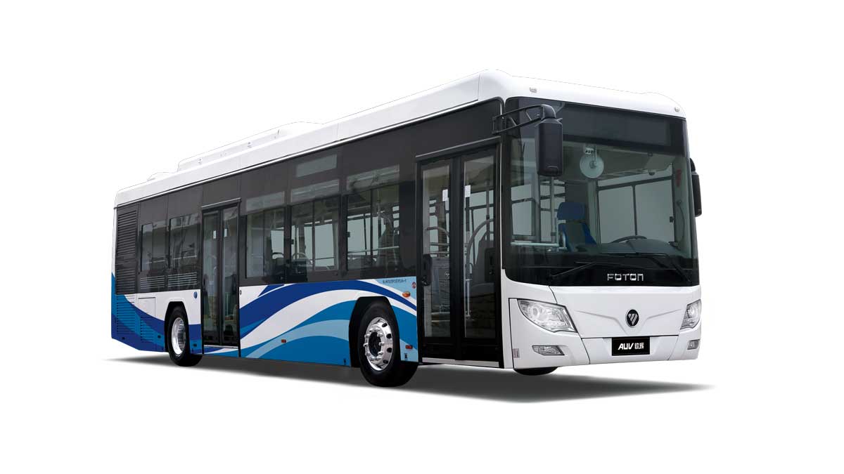 Left-hand drive version of the bus Foton Mobility intends to import. Supplied
