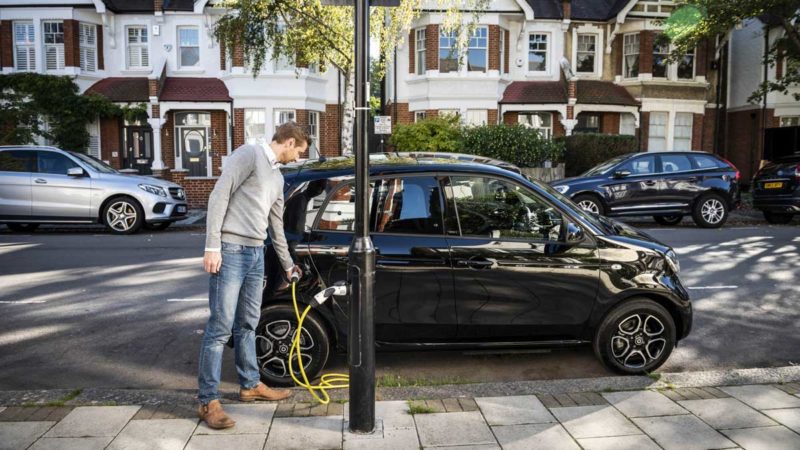 lamp post EV charger