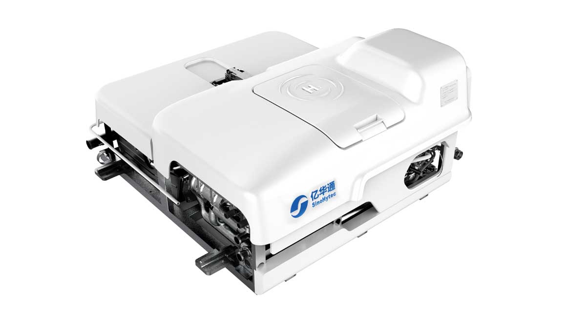 Sinohytec FCEV pack. Supplied