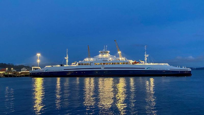 The Bastø Electric ferry. (Credit: Bastø Fosen).