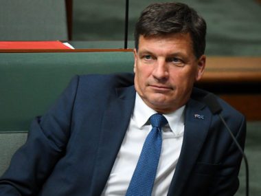 Federal energy and emissions reduction minister Angus Taylor. (AAP Image/Lukas Coch).