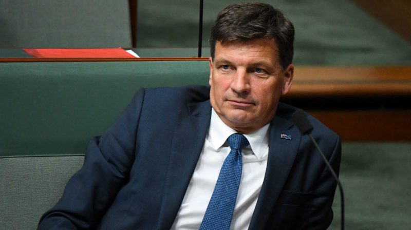 Federal energy and emissions reduction minister Angus Taylor. (AAP Image/Lukas Coch).