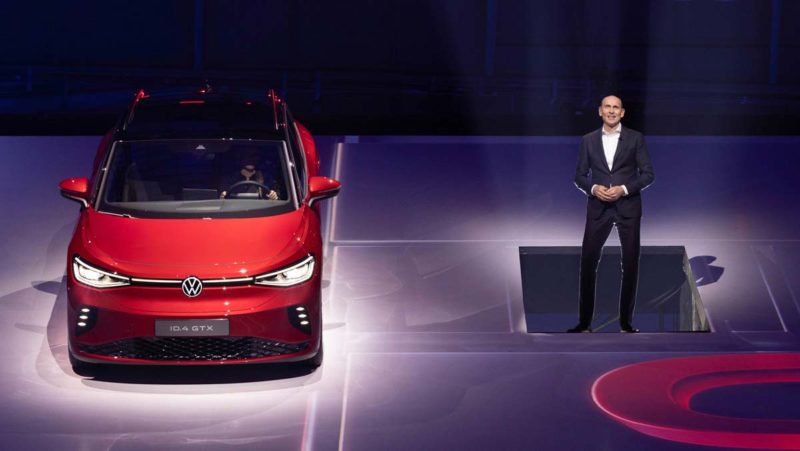 Volkswagen CEO Ralf Brandstätter presents the most emotional member of the ID. family