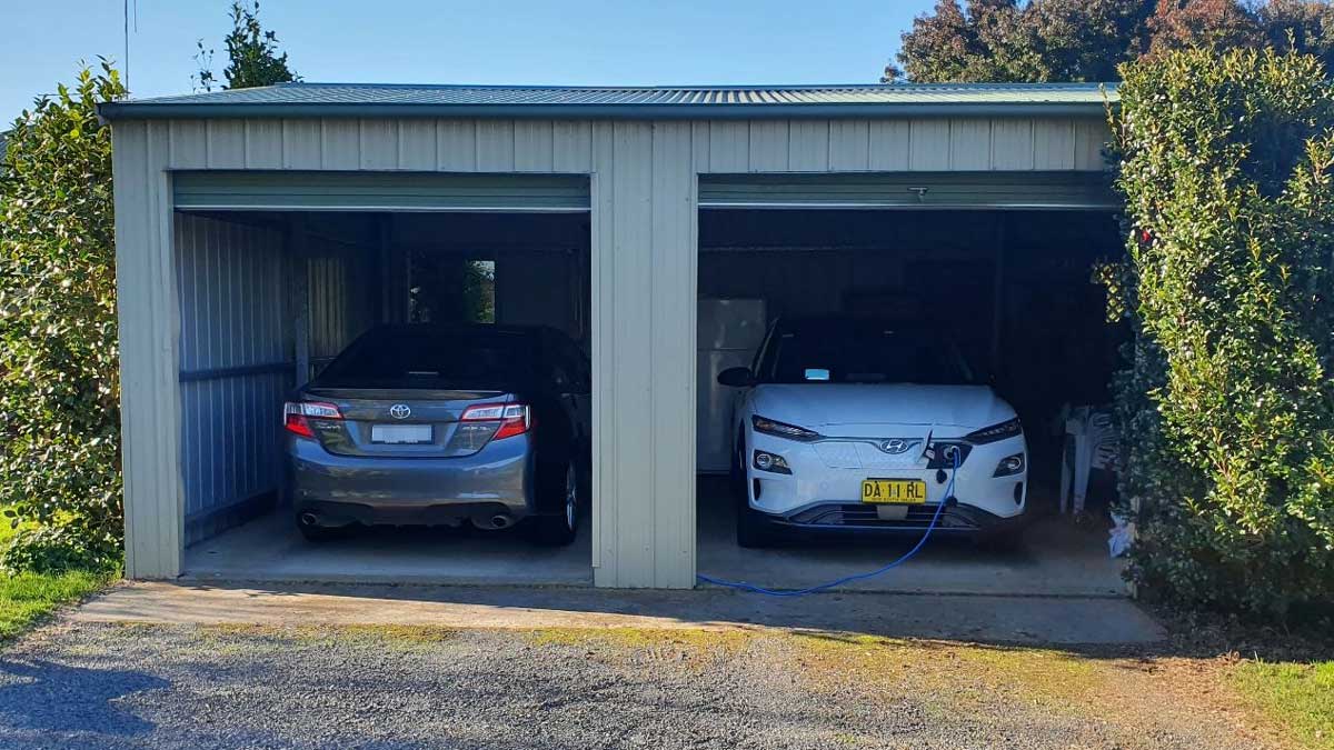 kona charging at farm