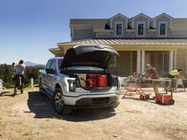 The Ford F-150 Lightning. Source: Ford