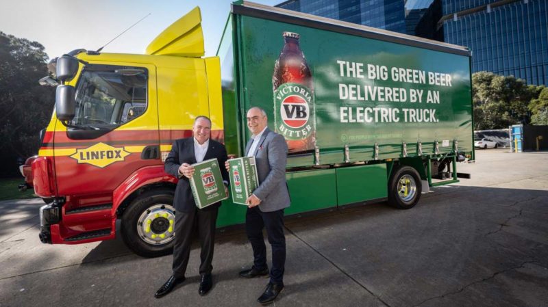 vb beer electric truck