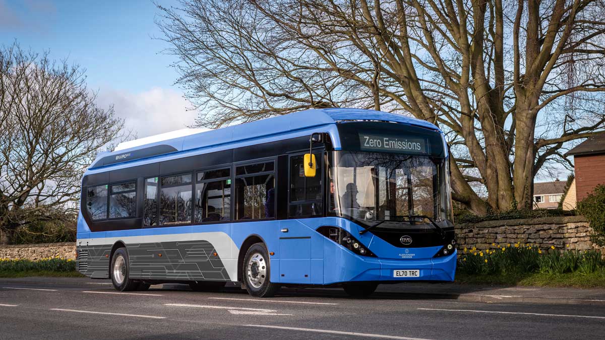 BYD ADL Enviro200EV electric bus. Source: NFI