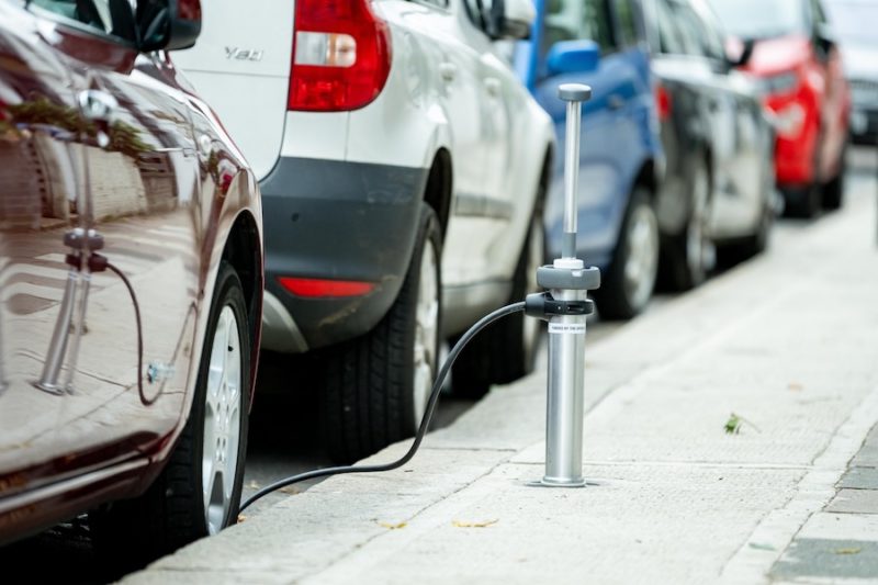 Trojan Energy charging point in use Credit: Trojan Energy