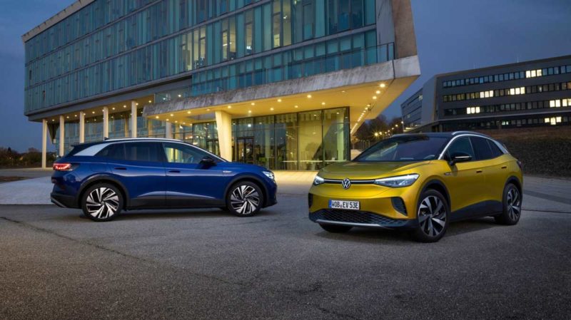 VW ID.4 and VW ID.3. Source: Volkswagen