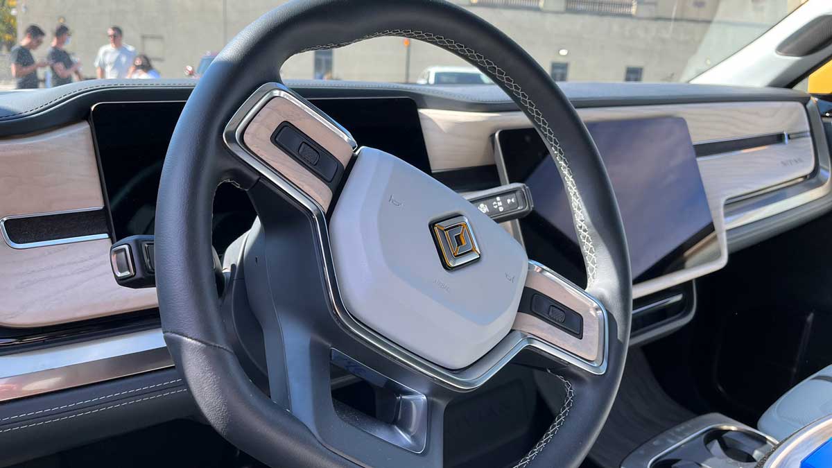 rivian dashboard