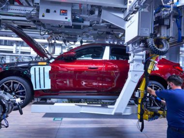 BMW i4 in production. Source: BMW