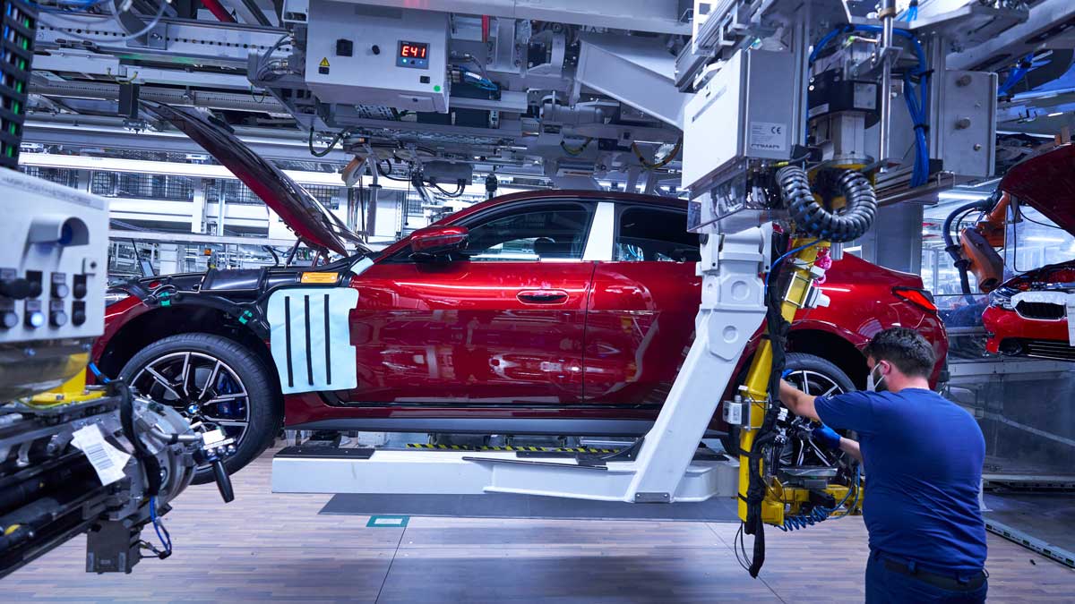 BMW i4 in production. Source: BMW