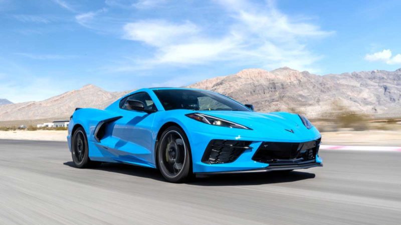 The 2020 Stingray Corvette - could it go electric? Source: GM