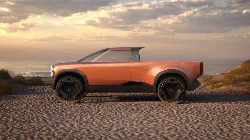 New Nissan concepts revealed alongside ambitious EV targets. Source: Nissan