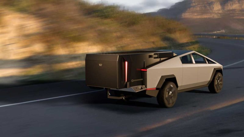 form camper on a cybertruck