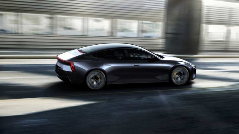 Polestar previews final design direction for the forthcoming Polestar 5. Supplied