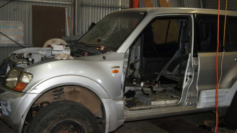 Electric pajero mule