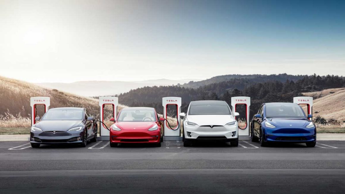 Tesla electric cars