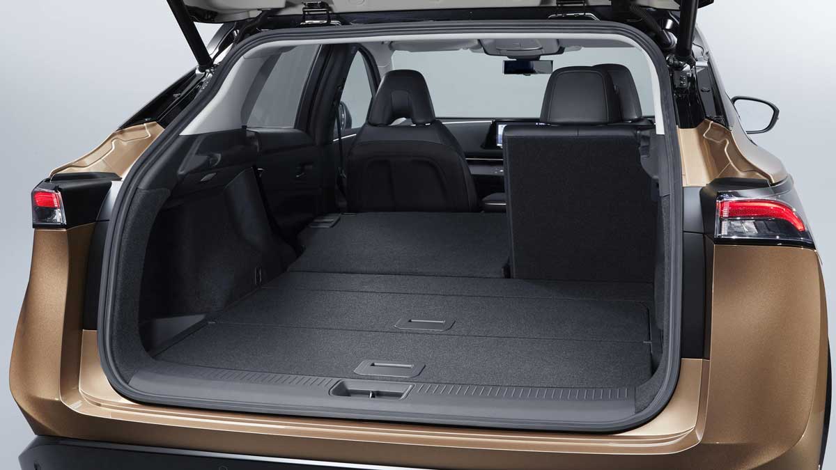 Ariya rear boot and floor. Image: Nissan
