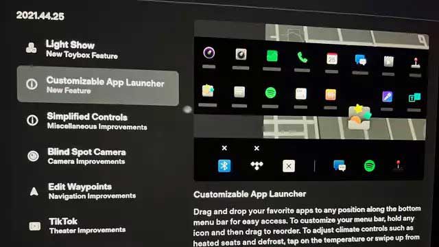 tesla app launcher
