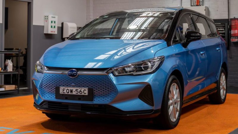 The BYD e6 electric peoplemover has been delivered in Sydney. Supplied