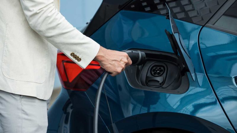 cupra born charging plug