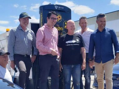 WA politicans attend biofil charger event