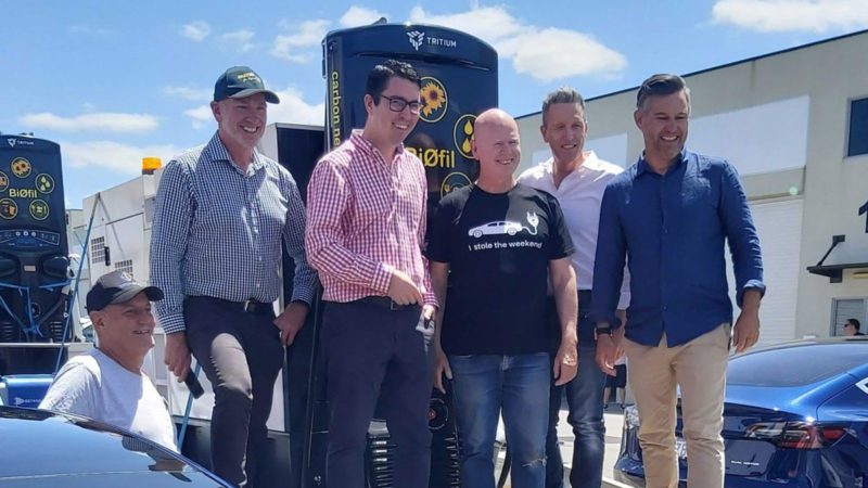 WA politicans attend biofil charger event