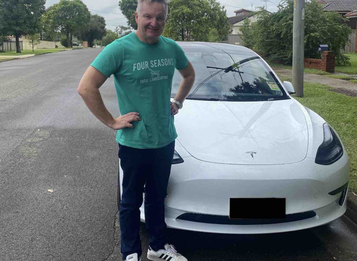 Chris Bowen Tesla Model 3 Labor