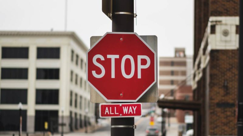 stop sign