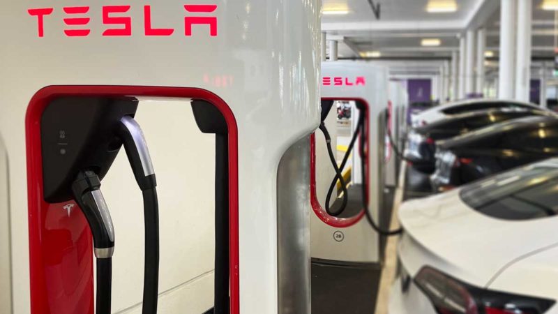 tesla charging