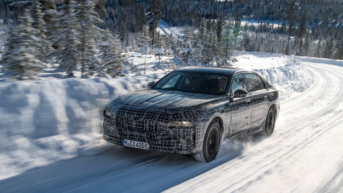 The i7 all-electric sedan. Source: BMW