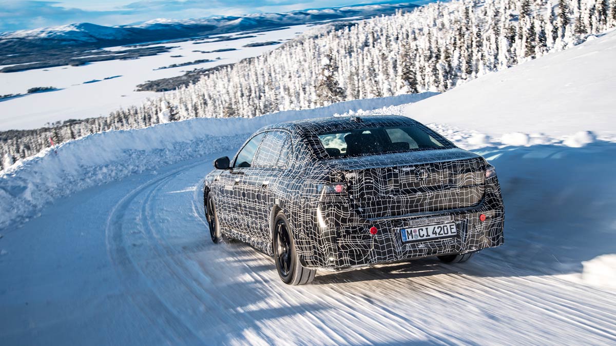 The i7 all-electric sedan. Source: BMW