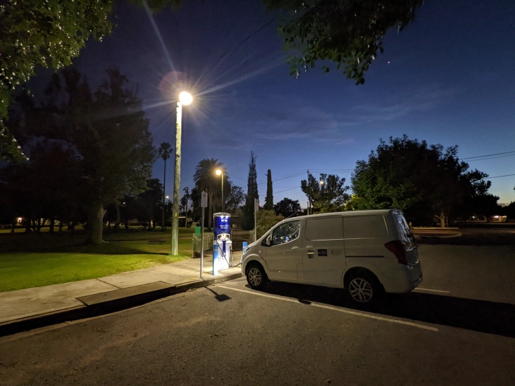 Charging in Narrandera. Supplied
