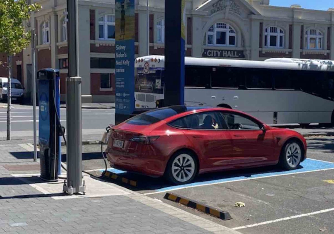 Tesla charger hobart