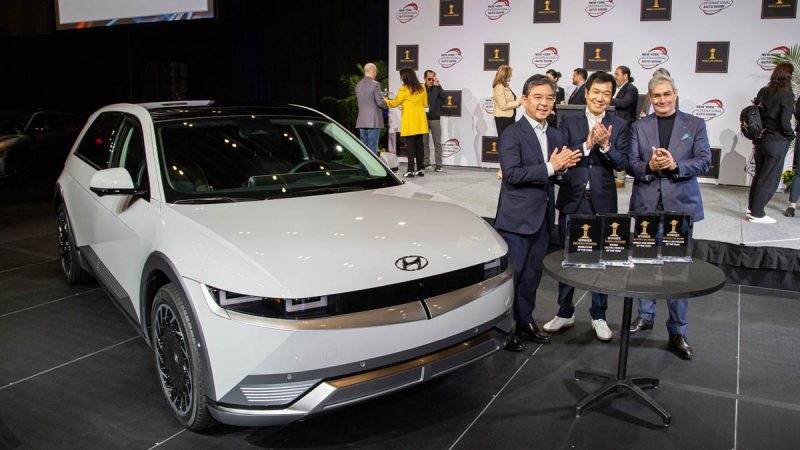 The Hyundai Ioniq 5 wins the 2022 World Car Awards. Source: WCS